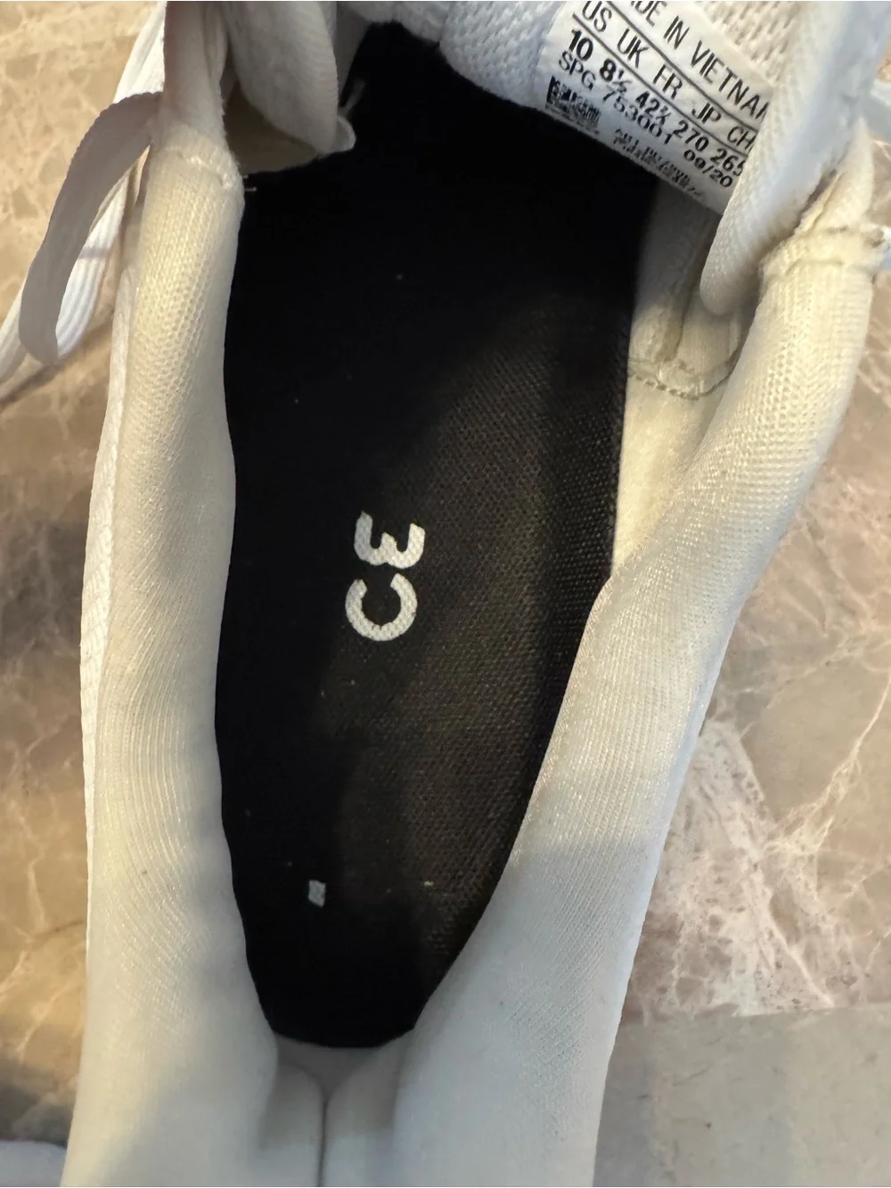 Adidas CrazyFlight Bounce 3 White Gum Volleyball Shoes BD7906 Womens Size 10 - Picture 6 of 7